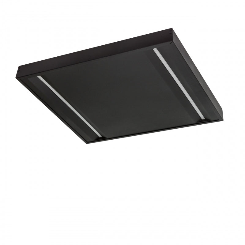 Spectrum ALGINE LINE LED ceiling panel 44W 4000K 5300 lumens IP20 600x600mm Black UGR<16 CRI>80