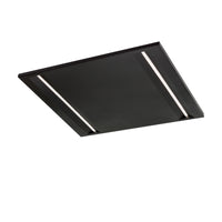 Panneau de plafond LED Spectrum ALGINE LINE 44W 4000K 5300 lumens IP20 600x600mm Noir UGR<16 CRI>80