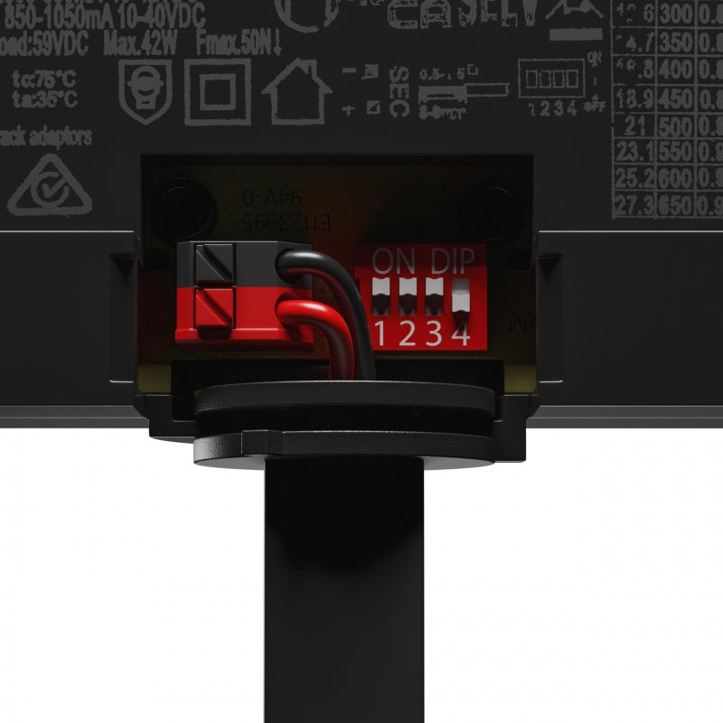 Spectrum ANDROMEDA LED Track Light 15-27W 3000K 3000 lumens CRI>90 36° 60° Black IP20 3-Phase 230V