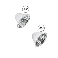 Spectrum ANDROMEDA Spot LED sur rail 3-Phases 15-27W 3000K 3000 lumens CRI>90 36° 60° IP20 Aluminium Blanc