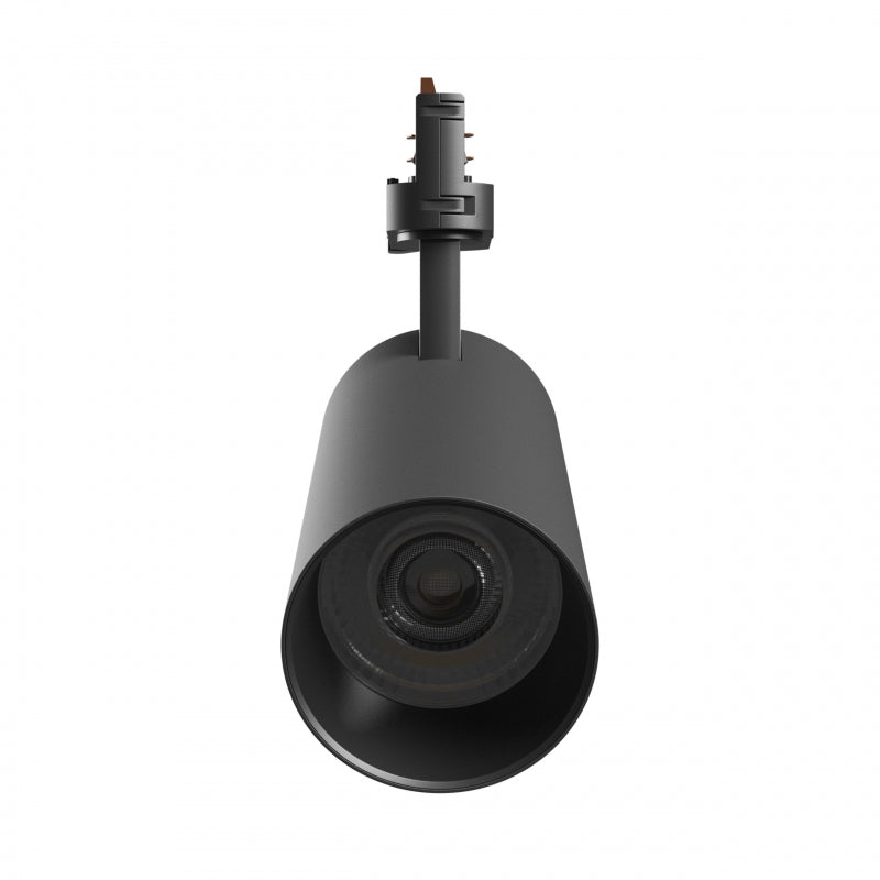 Spectrum ANDROMEDA PRIME Spot LED sur Rail 3-Phases 24W CCT 2700 lumens 25° 230V IP20 Aluminium Noir