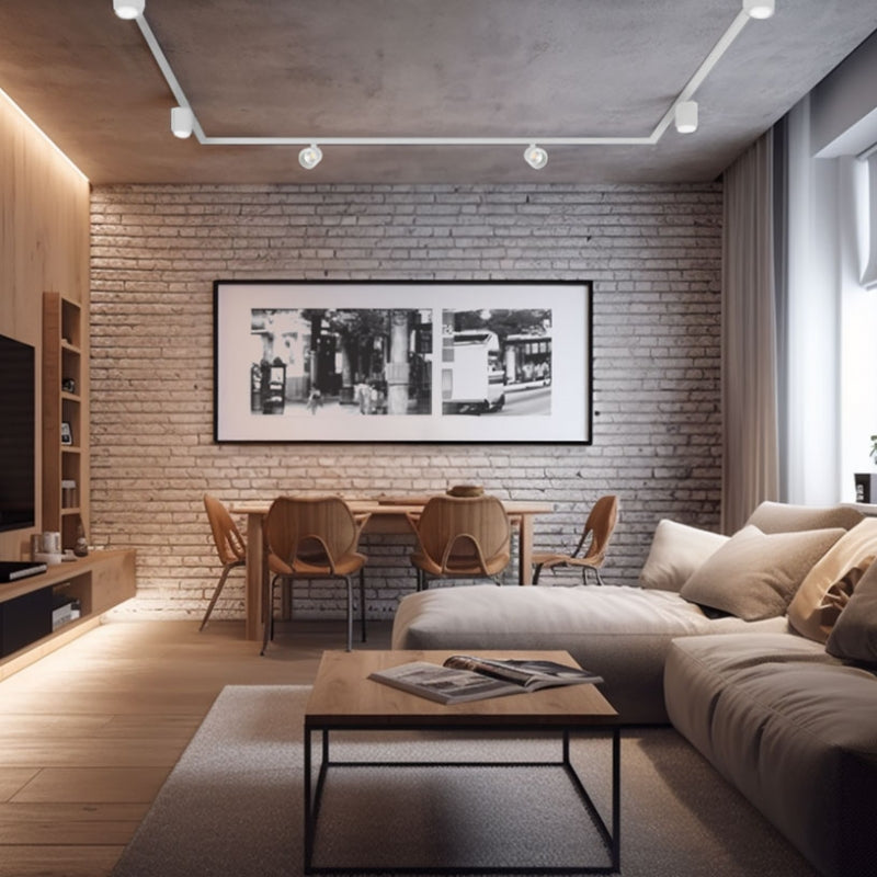 Spectrum ARTEMIDA Maxi LED Track Light 12-42W 3000K 4500 lumens CRI>90 IP20 White 3-Phase