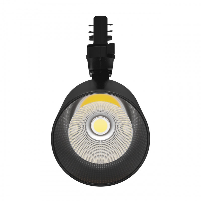 Spectrum ARTEMIDA Maxi Projecteur LED sur rail 3-Phases 12-42W 3000K 4500 lumens CRI>90 IP20 Aluminium Noir