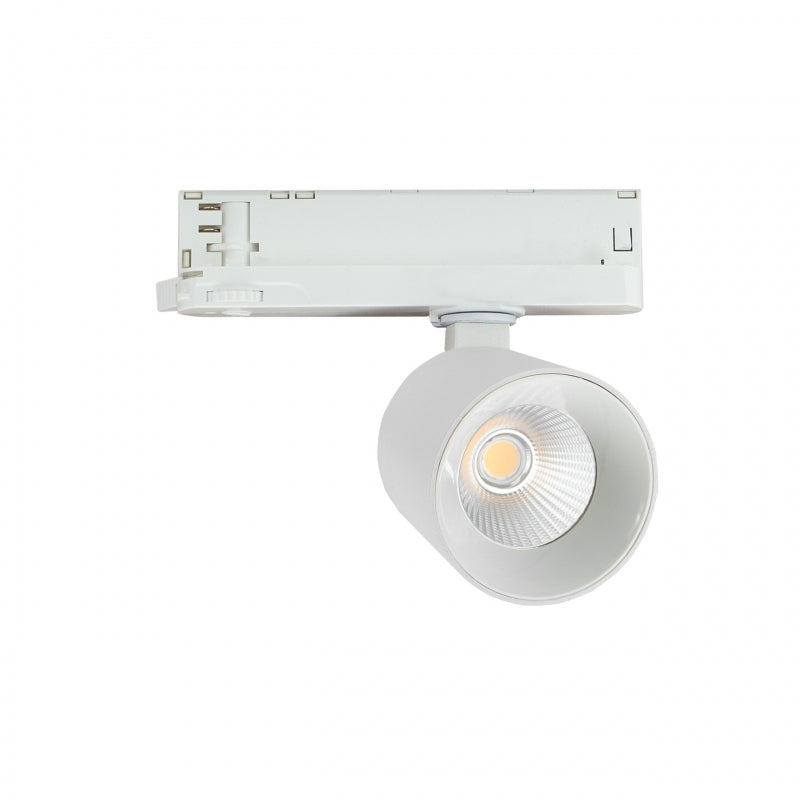 Spectrum ARTEMIDA MINI Projecteur sur rail LED 3-Phases 6.5-20W 4000K 230V 2300 lumens CRI>90 IP20 Blanc