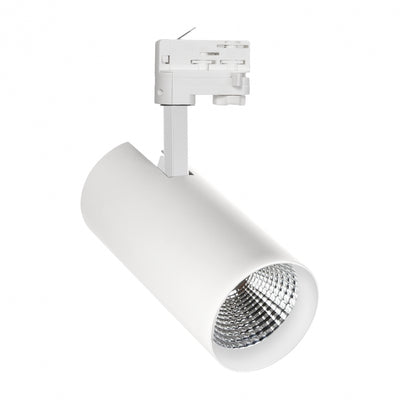 Spectrum BRANTA LED Projecteur sur Rail 3-Phases 19W 230V 3000K 2660 lumens 36° Blanc IP20 CRI80