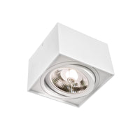 Plafonnier LED en saillie Spectrum CHLOE AR111 GU10, IP20 boîtier en aluminium blanc, 20W max 250V