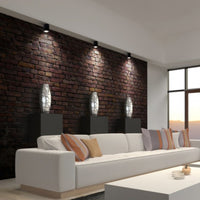 Spectrum CHLOE GU10 LED ceiling spotlight, IP20 Black Silver adjustable round, 250V max 10W, aluminum