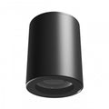 Spectrum CHLOE GU10 LED surface light Black round IP44 aluminium housing 250V indoor use