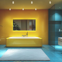 Spectrum CHLOE GU10 Surface Mount LED Spot Light 250V IP44 Aluminium White Round 70x90mm