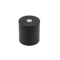 Plafonnier en saillie Spectrum CHLOE GU10, IP65 Boîtier rond en aluminium noir, 250V, 6W Max