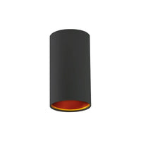 Spectrum CHLOE GU10 surface-mounted LED spot, 10W max, IP20, Black Golden, 250V, aluminum housing