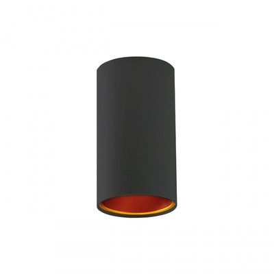 Spot LED en saillie Spectrum CHLOE GU10, 10W max, IP20, Noir Doré, 250V, boîtier en aluminium