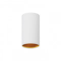 Spectrum CHLOE GU10 surface-mounted LED spot, White Golden tube, IP20, 250V, aluminum body, indoor ceiling light