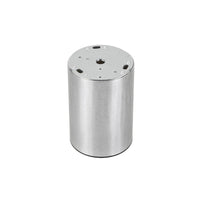 Spectrum CHLOE MINI GU10 surface-mounted ceiling light, Silver body with Gold ring and Black edge, IP20