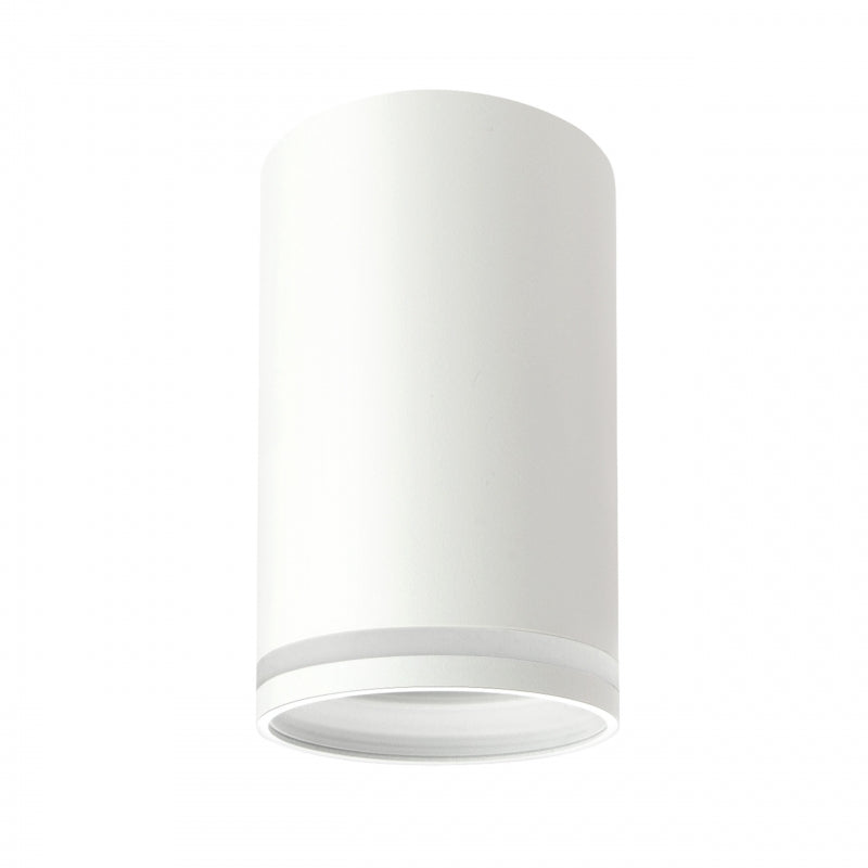 Spectrum CHLOE Mini Ring surface-mounted GU10 ceiling luminaire 230V IP20 White Aluminum Ø55x107mm