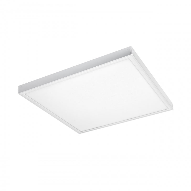Spectrum frame for surface mounted ALGINE 620x620mm luminaire, aluminum and plastic, slim 43mm profile