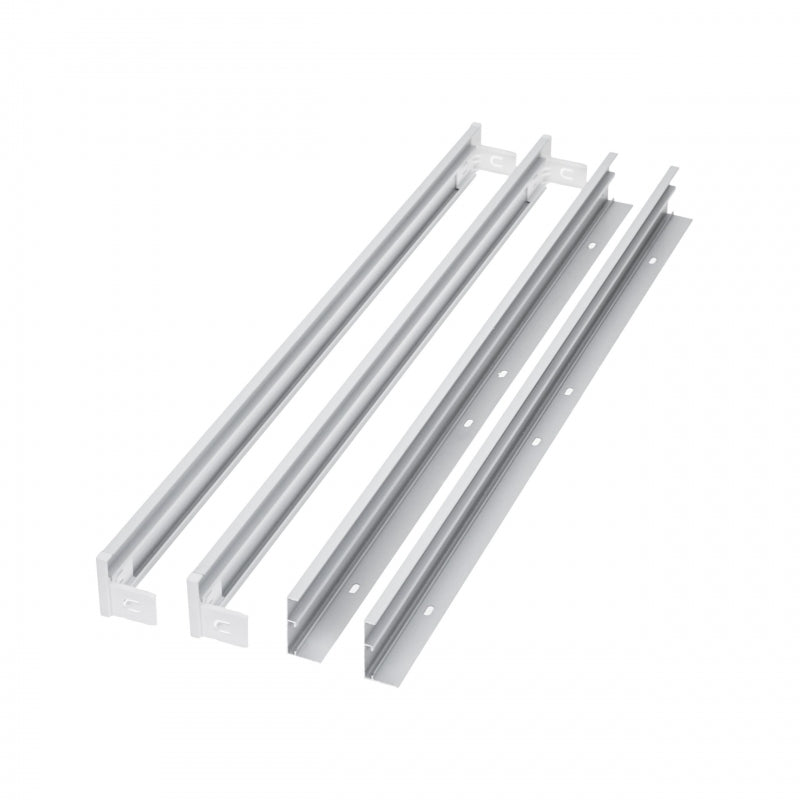 Cadre Spectrum pour luminaire ALGINE 620x620mm en saillie, aluminium et plastique, profil mince 43mm