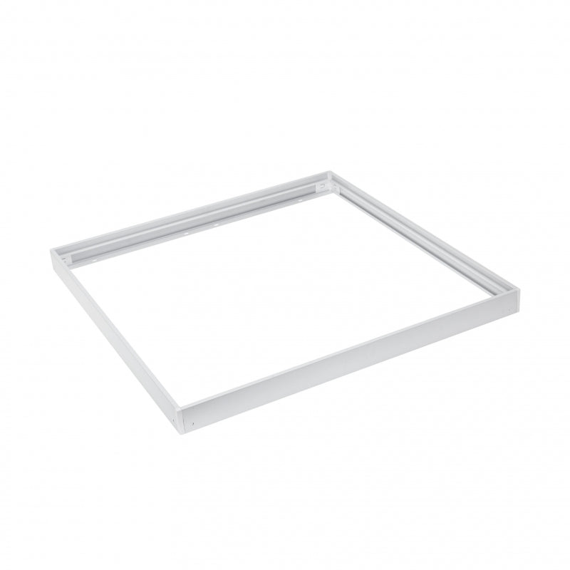 Cadre Spectrum pour luminaire ALGINE 620x620mm en saillie, aluminium et plastique, profil mince 43mm