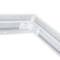 Cadre Spectrum pour luminaire ALGINE 620x620mm en saillie, aluminium et plastique, profil mince 43mm