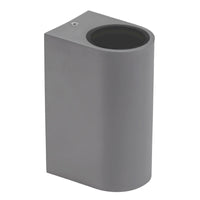 Applique murale LED Spectrum GU10 x2, bidirectionnelle, montage en surface, 250V, IP54 Gris, 150x73x95mm