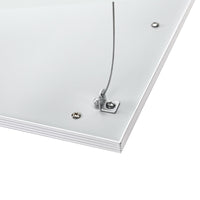 Câbles de suspension Spectrum pour luminaire suspendu ALGINE 600x600mm ou 300x1200mm, acier 1m, argent, 4 pièces