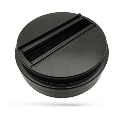 Adaptateur Monopoint Fixe 3-Phases Spectrum LED Noir IP20 230V pour éclairage sur rail