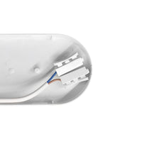 Plafonnier ovale LED Spectrum 8W IP54 230V 4000K Blanc Neutre 820 lumens Boîtier en polycarbonate