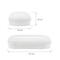 Plafonnier ovale LED Spectrum 8W IP54 230V 4000K Blanc Neutre 820 lumens Boîtier en polycarbonate