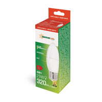 Spectrum LED Candle C37 E27 4W 3000K Warm White 320 lumens 230V non dimmable indoor bulb