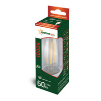 Spectrum LED candle E14 1W 230V 1800K clear 60 lumens 300° beam angle IP20 non dimmable