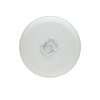 Plafonnier LED Spectrum 32W 6000K 230V IP54 rond Blanc Noir 3450 lumens faisceau 115° montage en surface