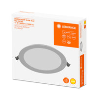 Downlight LED Spectrum Value DN180, 17W, 1350 lumens, 3000K Blanc Chaud, faisceau 110D, découpe 192mm