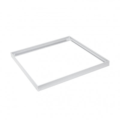 Cadre Spectrum LED pour luminaire en saillie ALGINE 600x600, boîtier en aluminium blanc