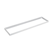 Spectrum LED frame for surface mounted ALGINE luminaire 300x1200mm, White aluminum polycarbonate build