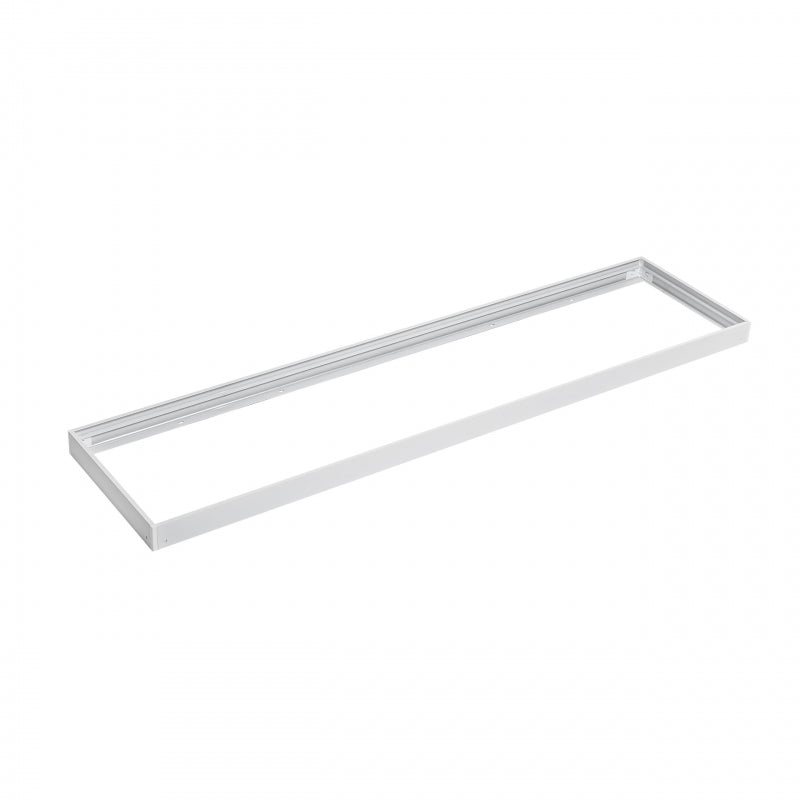 Cadre LED Spectrum pour luminaire ALGINE en saillie 300x1200mm, Aluminium blanc et polycarbonate