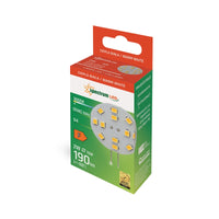 Ampoule LED G4 Spectrum 12V 2W 190 lumens Blanc Chaud 3000K faisceau 120° CRI 80 non dimmable 30mm