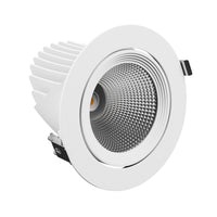 Spot encastré Spectrum LED SILENA 2 40W 230V 4000K 5000 lumens CRI 80 50° Blanc IP20 aluminium