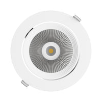 Spot encastré Spectrum LED SILENA 2 40W 230V 4000K 5000 lumens CRI 80 50° Blanc IP20 aluminium