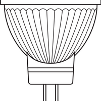 Projecteur LED Spectrum Réflecteur GU4 MR11 4.2W 4000K 345 lumens 36D Blanc Froid remplace 35W