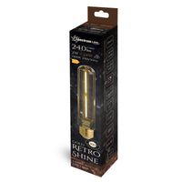 Spectrum LED T30 E27 2W 230V COG filament 240 lumens 2400K warm white Retro Shine bulb