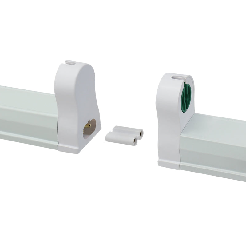 Luminaire tube LED Spectrum 1500mm, 230V boîtier blanc, montage au plafond IP20, douille G13, acier et plastique durables