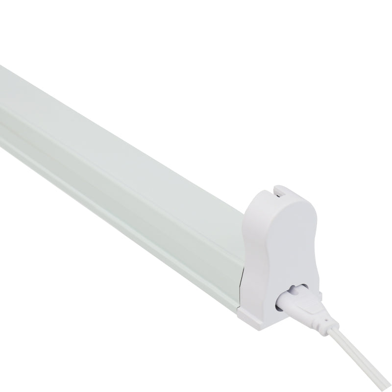 Luminaire tube LED Spectrum 1500mm, 230V boîtier blanc, montage au plafond IP20, douille G13, acier et plastique durables