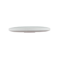 Plafonnier LED Spectrum NYMPHEA 32W 3000K 2200 lumens IP54 Blanc Noir rond 380mm montage en saillie