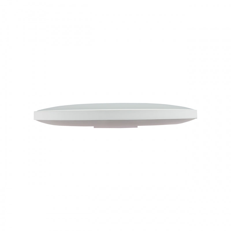 Plafonnier LED Spectrum NYMPHEA 32W 3000K 2200 lumens IP54 Blanc Noir rond 380mm montage en saillie
