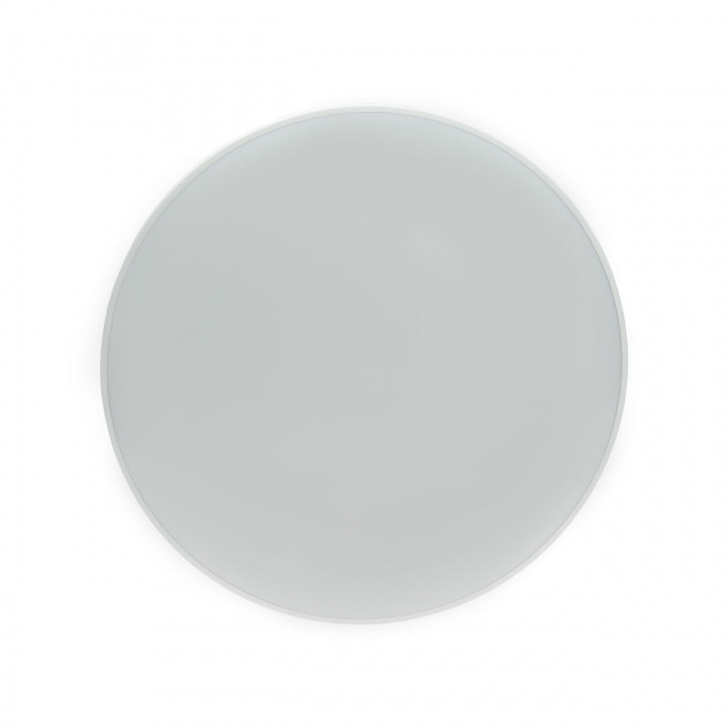 Plafonnier LED Spectrum NYMPHEA 32W 3000K 2200 lumens IP54 Blanc Noir rond 380mm montage en saillie