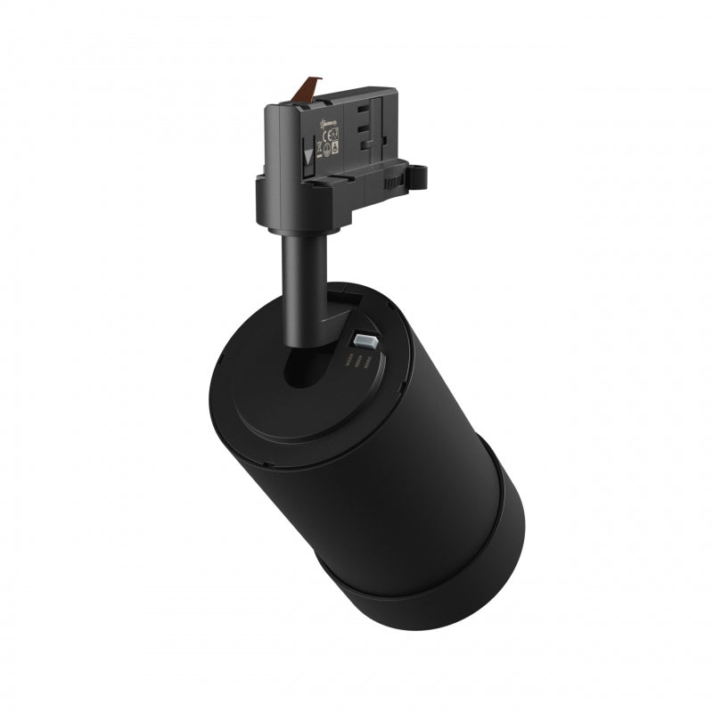 Spectrum PAVA BASIC Spot LED sur rail 20W CCT 230V 3-Phases 20-45° Noir IP20 2225 lumens CRI 80