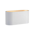 Spectrum SQUALLA G9 wall light, White Golden, 6W max, 250V, IP20, aluminum housing, surface mounting