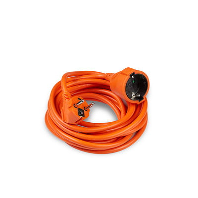 Câble rallonge Technik 1-voie 5m 3x1.5mm² 16A 250V orange flexible pour usage intérieur et extérieur