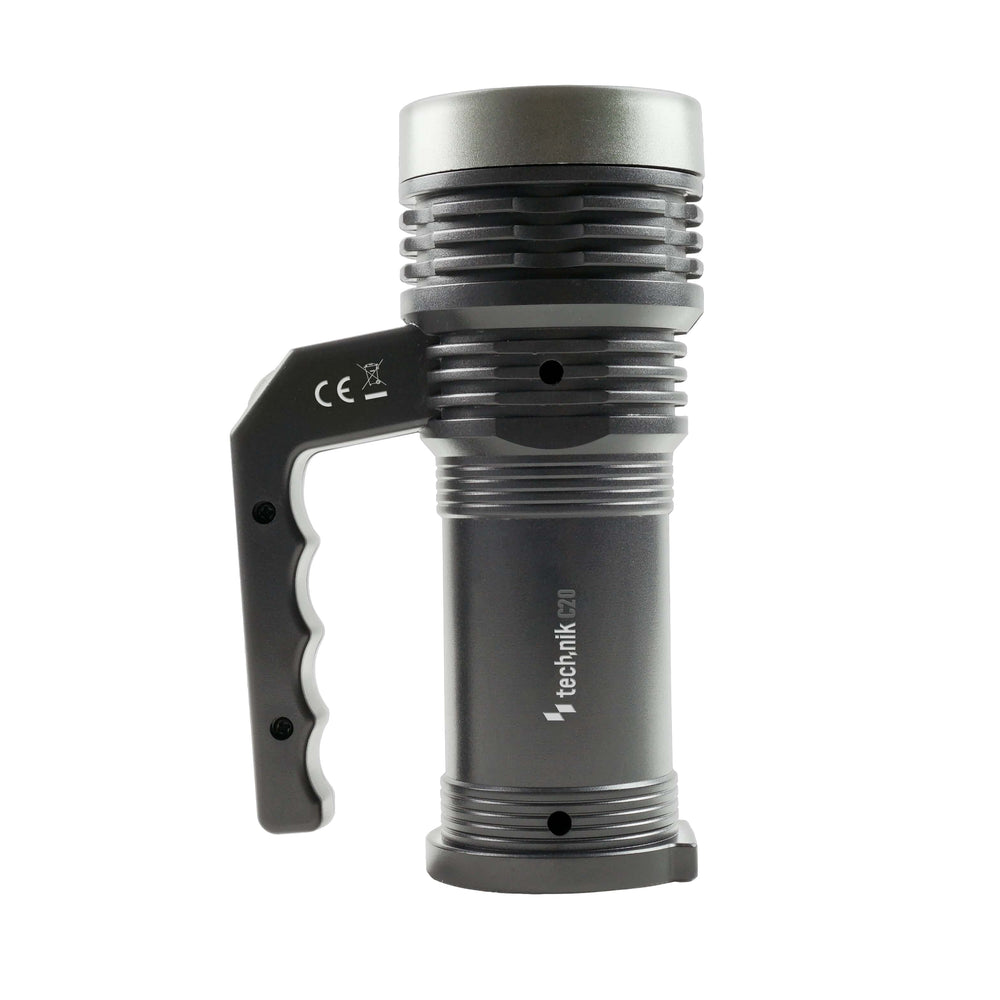 Projecteur portatif Technik C20 XPE+COB LED 300 lumens rechargeable batterie 18650 USB IPX2 Blanc