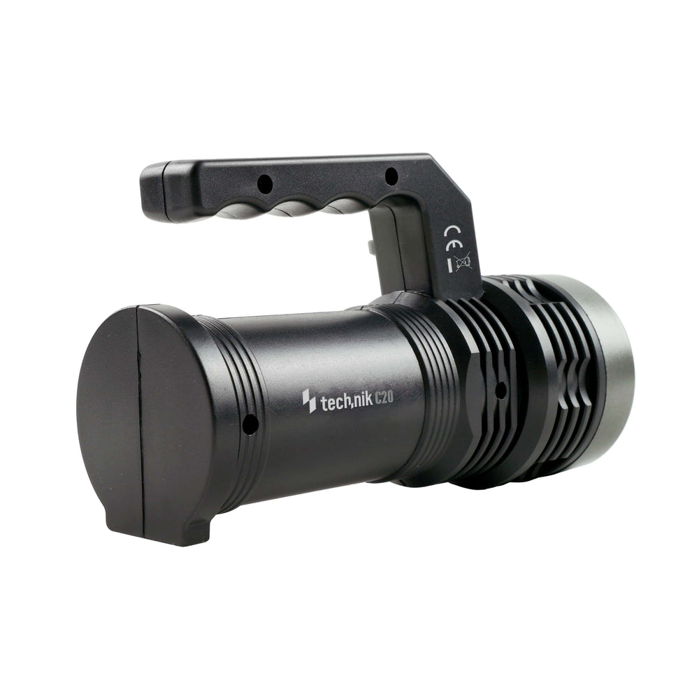 Projecteur portatif Technik C20 XPE+COB LED 300 lumens rechargeable batterie 18650 USB IPX2 Blanc